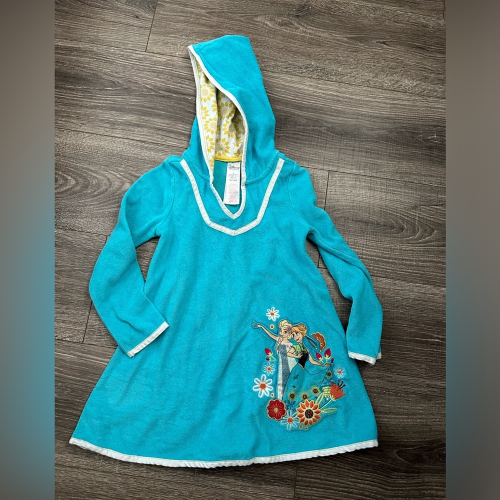 Disney Store Frozen Cover-up 4 Teal
